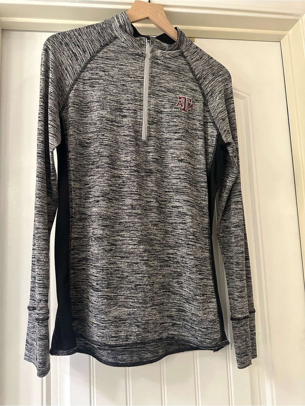 Texas A&M Quarter Zip ladies medium GUC